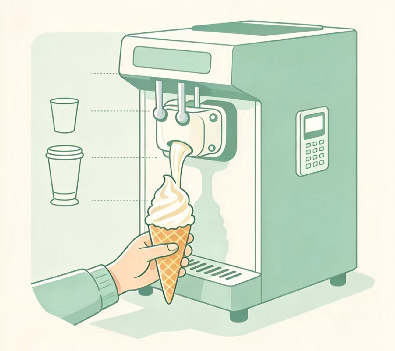 HM28 Smart Soft-Serve Ice Cream Station