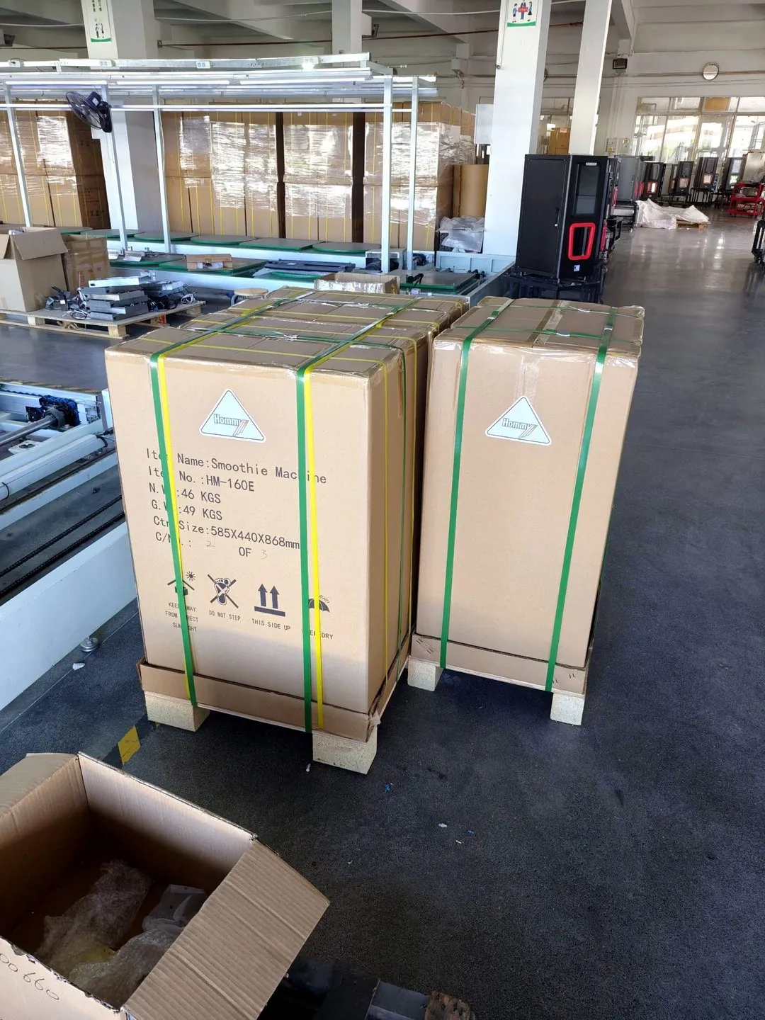 Hommy Completes Zero-Defect Shipment of HM160E Vending Machines to Malaysian Client