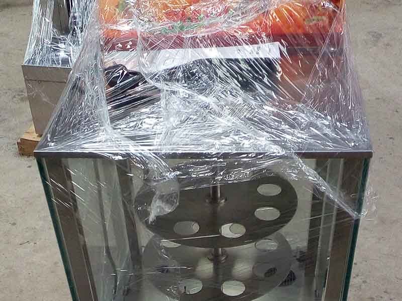 Pa-D2 Aquecedor de cones de pizza Expositor promocional Vitrine Lista de preços 3 produto-Hommy-img