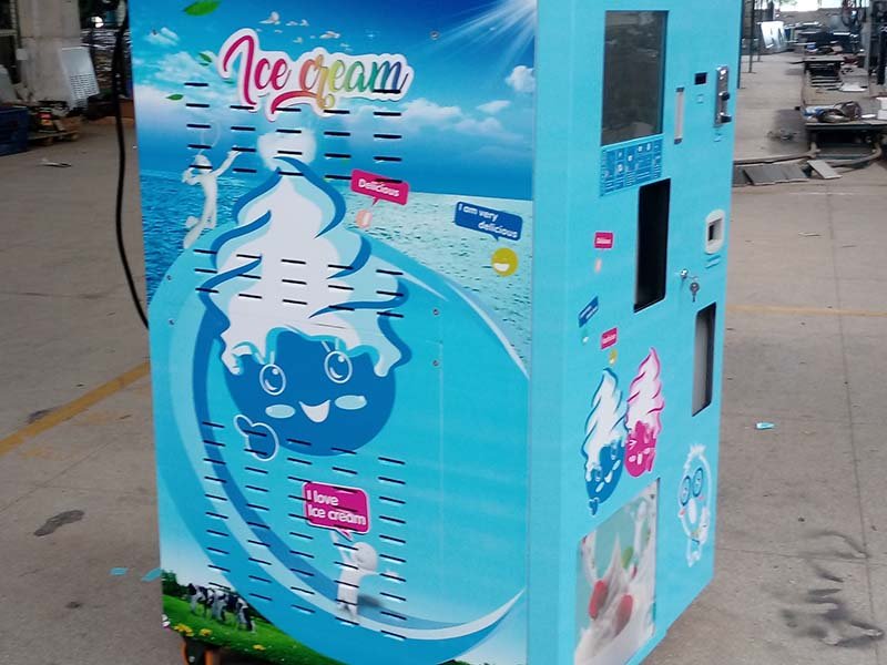 China Froyo Ice Cream Self Serve Vending Machine Suppliers 4 product-Hommy-img