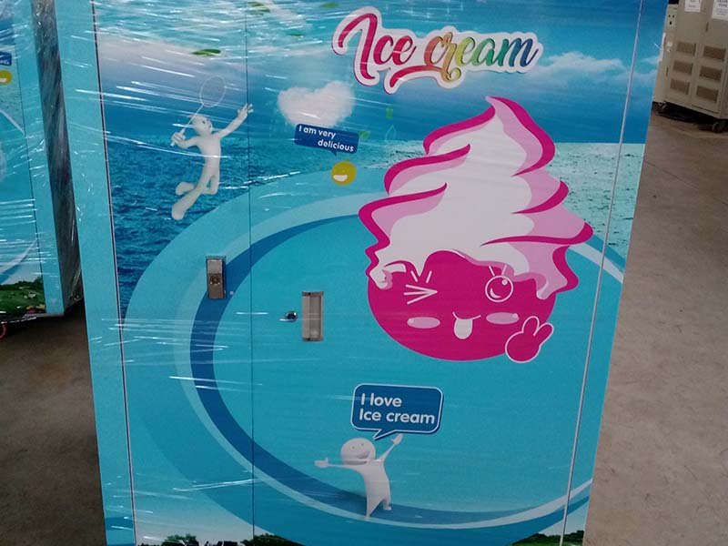 China Froyo Ice Cream Self Serve Vending Machine Suppliers 6 product-Hommy-HM931 Semi-automatic vending ice cream machine-img