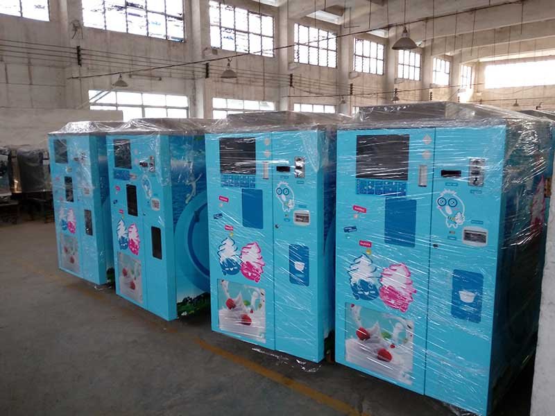 China Froyo Ice Cream Self Serve Vending Machine Suppliers 10 product-Hommy-img-1