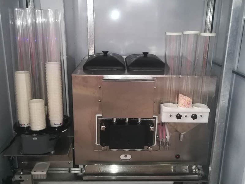 Máquina de venda automática de milkshake totalmente automática Preço para venda 3 produto-Hommy-HM766S Máquina de venda automática de gelados-img