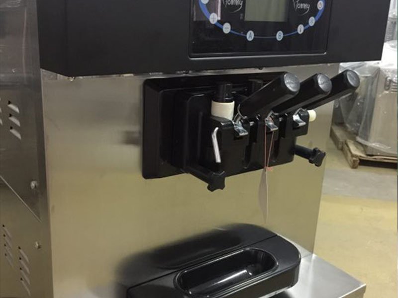 Máquina de iogurte congelado de mesa automática Twin Twist comercial 3 produto-Hommy-img