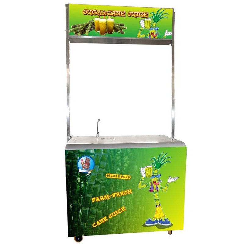 Zj170b Hot Sale Sugarcane Juice Extractor Machine With Freezer Cost 2 product-Hommy-sugarcane machine automatic-img