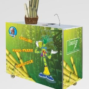 Zj200 Table Design Sugarcane Juice Machine With Chriller And Freezer