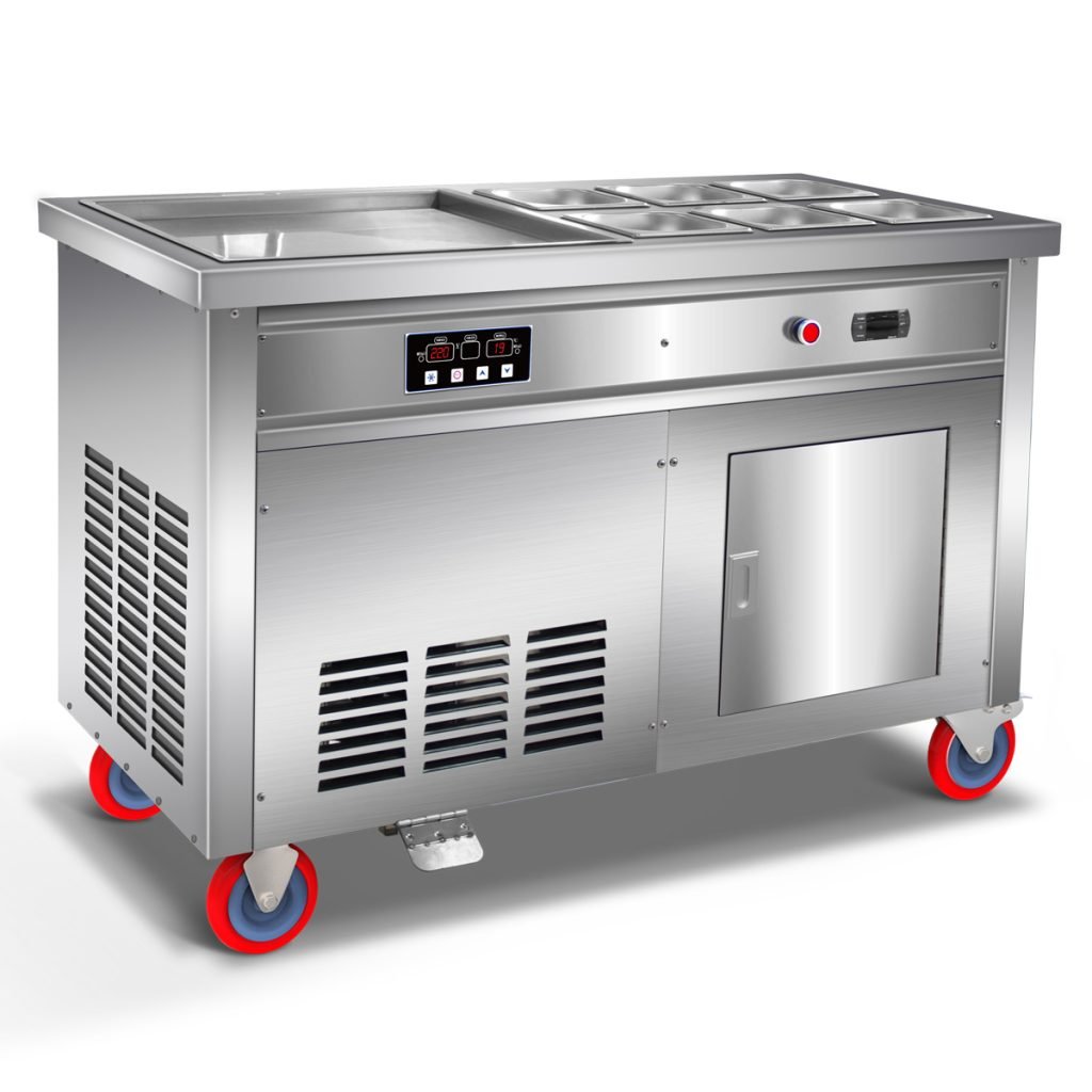 Hm-Sm-600 Thailand Outdoor Stir-Fry Ice Cream Machine Cost