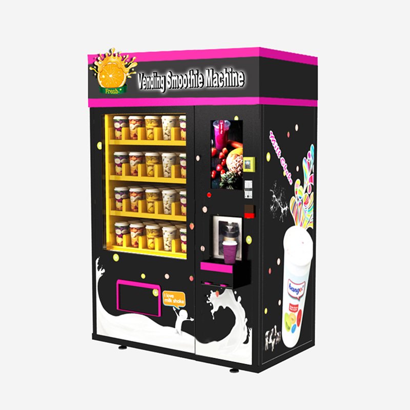 Hommy teste la machine à smoothie de vente à l'usine 12 Hommy teste un distributeur automatique de smoothies à l'usine