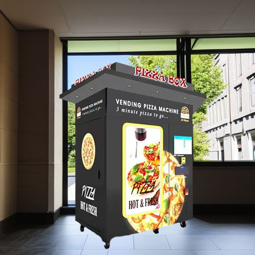 24 heures de vente de pizzas en salle en Corée du Sud 5 Distributeur automatique de pizzas d'intérieur 24 heures sur 24 en vente en Corée du Sud
