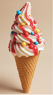 HM28 Smart Soft-Serve Ice Cream Station 8 Puree & Crunch Combo