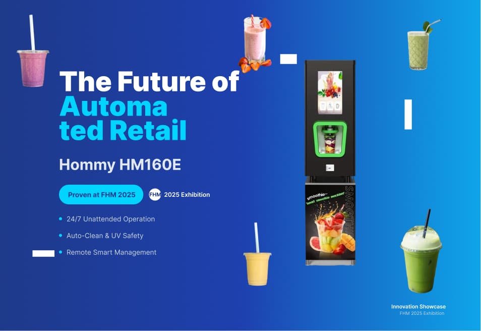 Hommy HM160E: The Future of Automated Retail, Proven at FHM 2025 2 Hommy HM160E: The Future of Automated Retail, Proven at FHM 2025