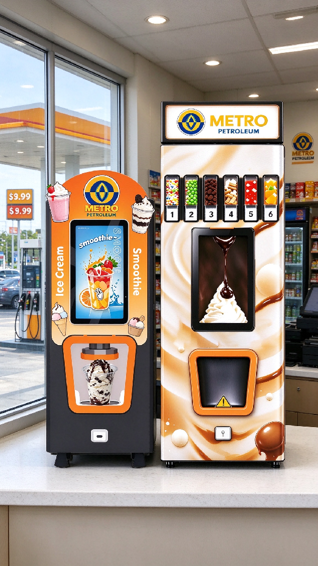 HM28 Smart Soft-Serve Ice Cream Station 1 HM28 Autonomous Soft-Serve Station